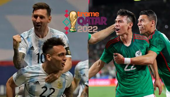 Argentina vs. México se enfrentan por la segunda fecha de la fase de grupos de la Copa del Mundo Qatar 2022. Foto: Composición.