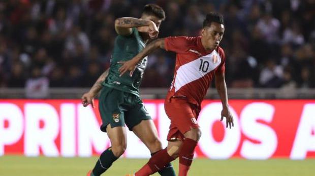 Christian Cueva disputó 30 minutos en la victoria de Perú sobre Bolivia. (Foto: Selección Peruana)