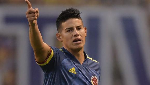 James Rodríguez ha estado en seis de los catorce partidos de Colombia en Eliminatorias rumbo a Qatar 2022. (Foto: AFP)