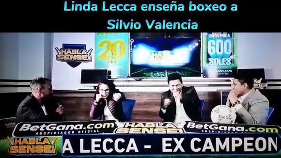 Silvio Valencia recibe clases de boxeo (video: YouTube)