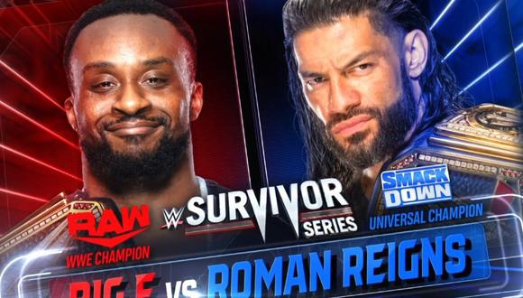 Un choque de campeones Roman Reigns y Big E, tendrá lugar este 21 de noviembre en Survivor Series. (WWE)