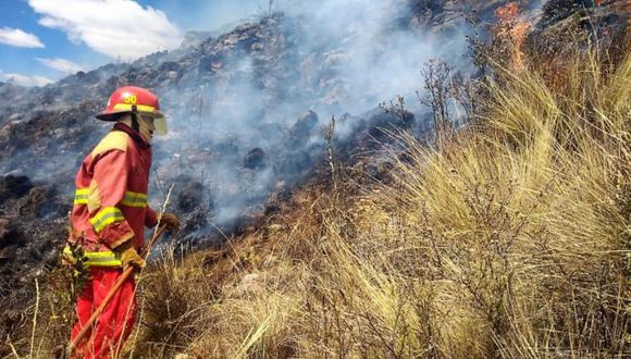 Ministerio del Ambiente hizo llamado a los agricultores para que eviten quemar pastizales al creer, sin razón, que favorece la agricultura. (Foto: Andina)