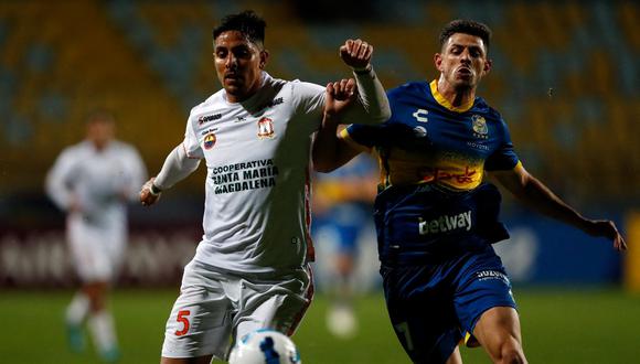 Ayacucho FC. vs. Everton se enfrentaron por una fecha más de la Copa Sudamericana. Foto: AFP