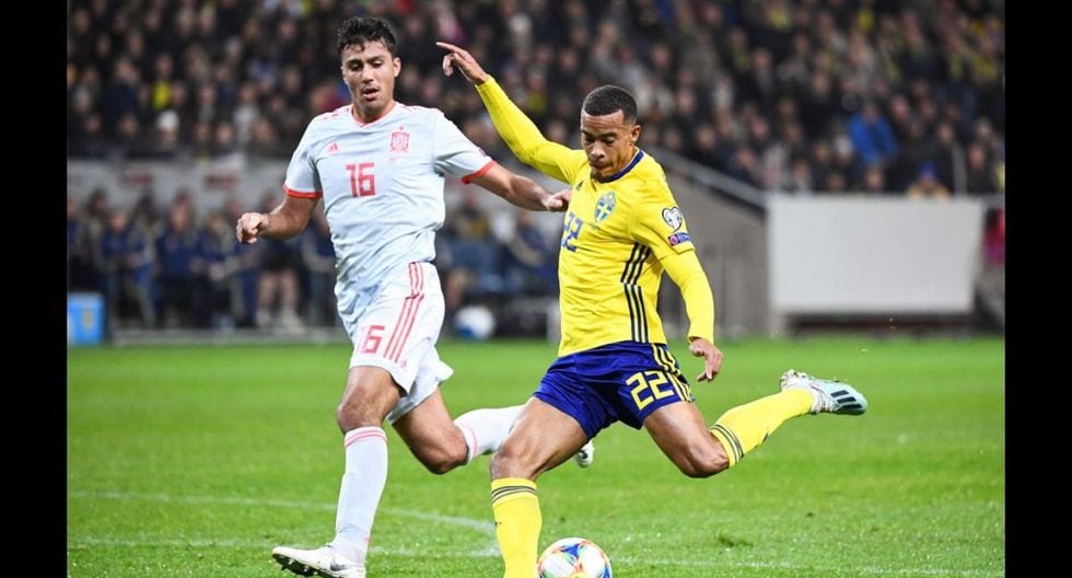 España vs. Suecia 1-1 Goles Video Resumen Mejores jugadas por las Eliminatorias a la Eurocopa ...