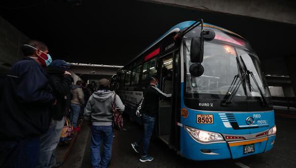Paro de transportistas de transporte público y otros gremios está previsto para este lunes 4 de julio en Lima, Callao y regiones. (Foto: Angela Ponce / GEC)