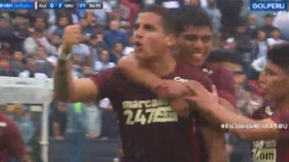 Alexander Succar hizo gol y luego fue expulsado en Alianza Lima vs. Universitario. (Video: GOLPERU)