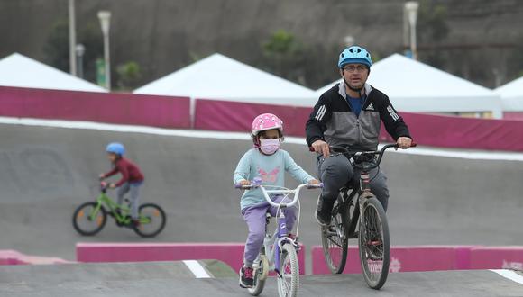 Las familias podrán disfrutar de los circuitos para ciclismo que se instalaron en los Juegos Panamericanos 2019. (Foto: Alessandro Currarino / @photo.gec)