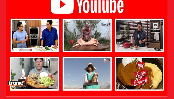 Peruanos brillan con sus videos gastronómicos en YouTube. (Trome)