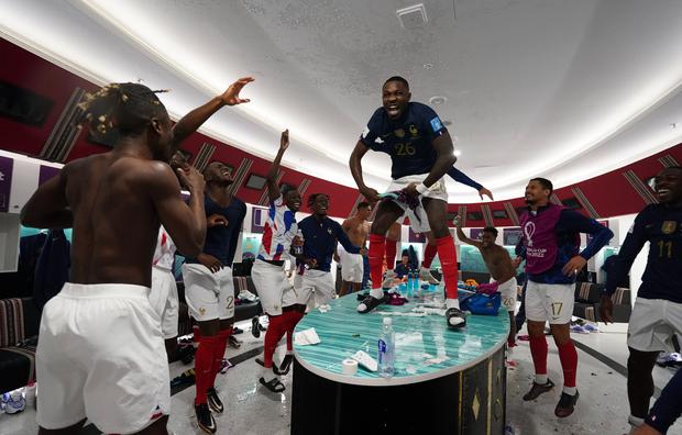 France's celebration for reaching the World Cup semifinals. (Photo: FFF)
