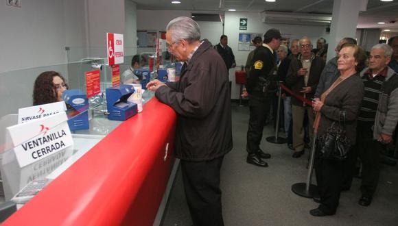 ONP informó que pensionistas de diferentes regímenes recibirán en diciembre un bono de 350 soles. (Foto: Andina)