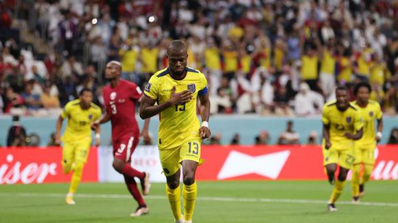 Gol de Enner Valencia para el 1-0 de Ecuador vs. Qatar