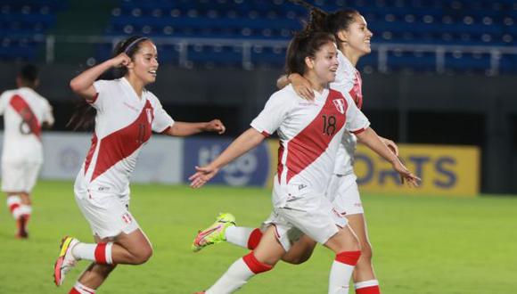 La selección peruana femenina jugó este sábado el primero de los dos amistosos que tiene pactados. (Foto: FPF)