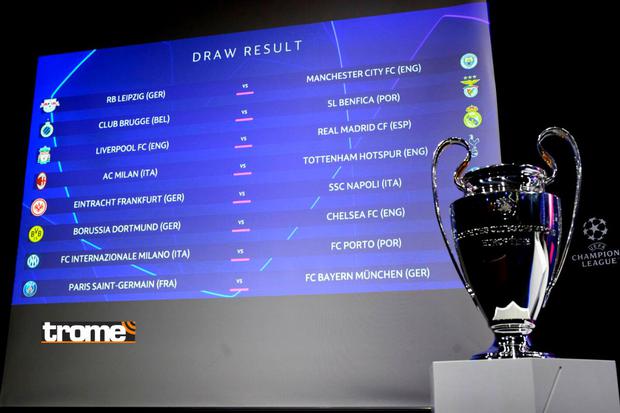 Sorteo de UEFA dejó los siguientes partidos (Foto: AFP)