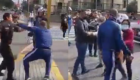 El video de la agresión se viralizó en redes sociales. (Foto: composición)