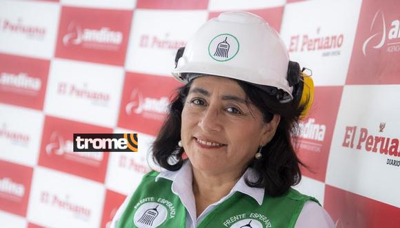 Te contamos un poco más de Elizabeth León, la candidata a la Municipalidad de Lima por el Frente Esperanza. Foto: Andina