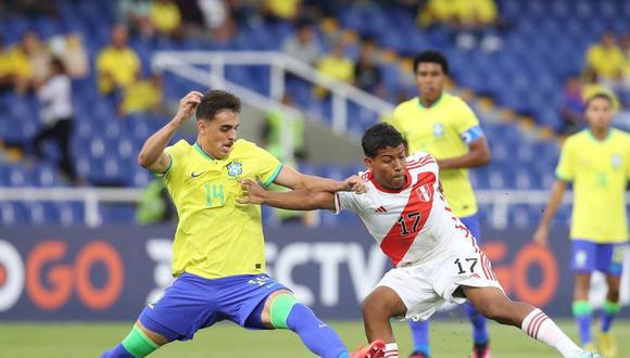 Perú vs. Brasil en partido por fecha 1 del Sudamericano Sub 20. (Foto: Selección Peruana)