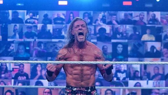 Edge está de vuelta. Se llevó el Royal Rumble 2021. (Foto: WWE)