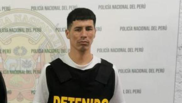 Policías de Depincri Villa María del Triunfo atraparon a Giancarlo García Zapata Calderón (29), ‘Cuchara’.