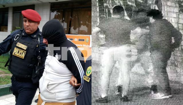 Chapan a 'policía choro' que fue captado robando a transeúntes de madrugada. Foto: Trome