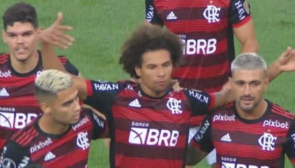 William Arao marcó el 1-0 de Flamengo vs. Universidad Católica. (Video: captura ESPN)