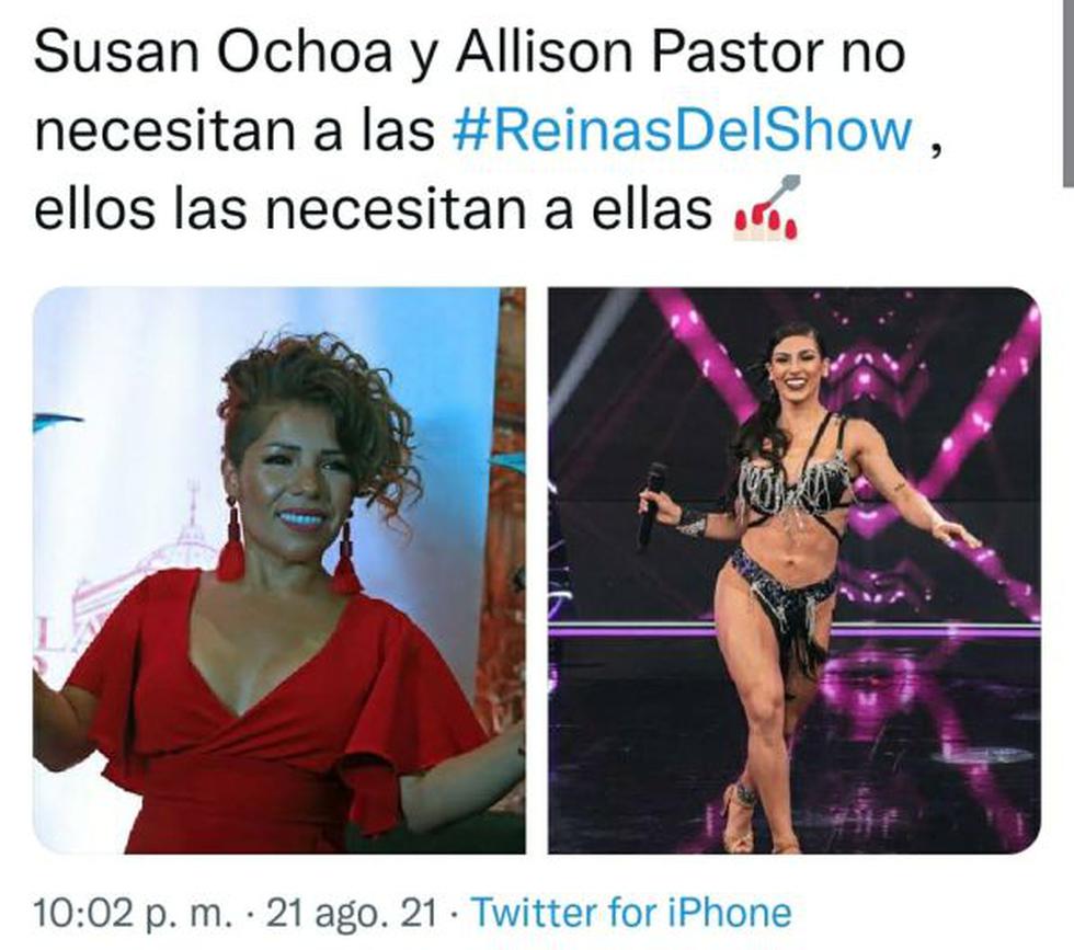 Allison Pastor renunció a Reinas del Show y los memes no se hicieron esperar
