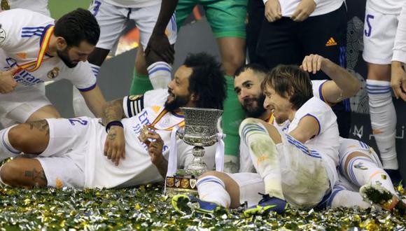 Real Madrid sumó un total de 12 trofeos de la Supercopa de España. (Foto: AFP)