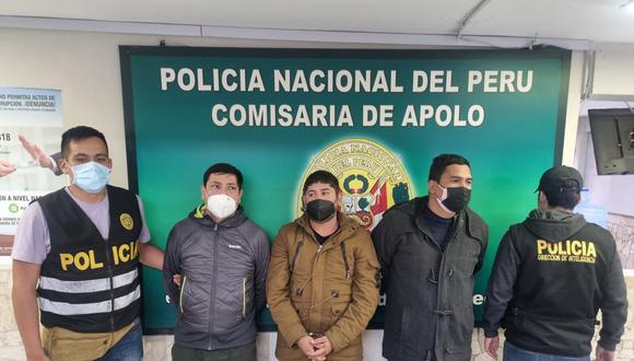 'Los Camaleros' no pudieron escapar esta vez. | Foto: Policía Nacional
