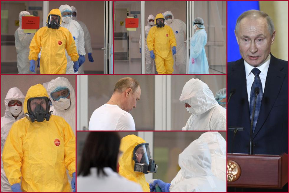 Coronavirus: Presidente de Rusia usó traje nuclear y contra radioactividad para visitar a contagiados del virus en hospital