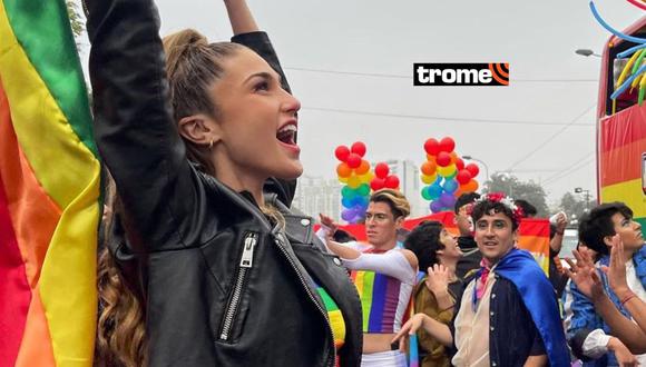 Alessia Rovegno en la Marcha del Orgullo: Miss Perú 2022 causó sensación con su hermana Arianna