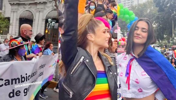 Diferentes personalidades participaron en la Marcha del Orgullo LGTBIQ. (Instagram)