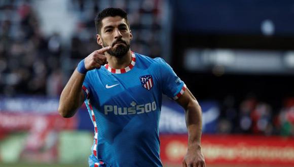 Luis Suárez no renovó con Atlético de Madrid y aún piensa en su futuro. Foto: EFE.