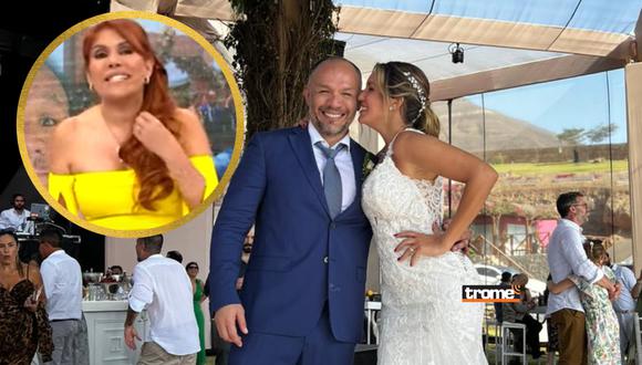 Magaly Medina critica look de Jackson Mora en su boda con Tilsa Lozano