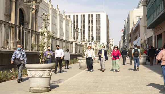 Así luce ahora la cuadra 2 del jirón Huallaga, al costado de la Catedral de Lima. Esta conecta la Plaza de Armas con la Av. Abancay. (Foto: Municipalidad de Lima)