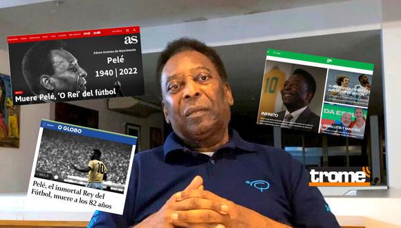 Pelé ha sido el tema principal de todos los diarios del mundo (Foto: Getty Images) ´