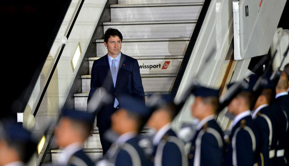 Justin Trudeau ya está en Lima (AFP)