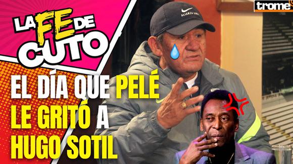Pelé y Hugo Sotil