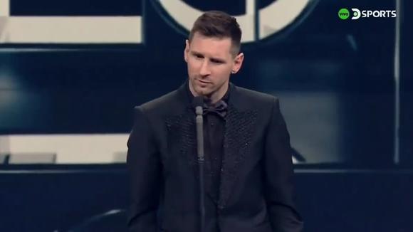Lionel Messi fue elegido como el mejor del mundo en FIFA The Best