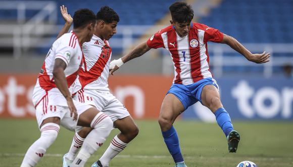 Perú vs. Paraguay en partido por fecha 3 del Sudamericano Sub-20. (Foto: Conmebol)