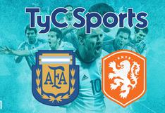 ⦿ TyC Sports EN VIVO y GRATIS - Argentina 0-0 Holanda por fútbol libre TV