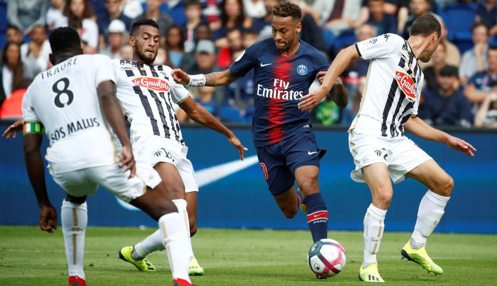 PSG vs Angers 3-1 GOLES de Cavani, Mbappé y Neymar VIDEO RESUMEN por