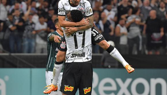 Corinthians venció por la mínima a Deportivo Cali en la Sudamericana. (Foto: AFP)
