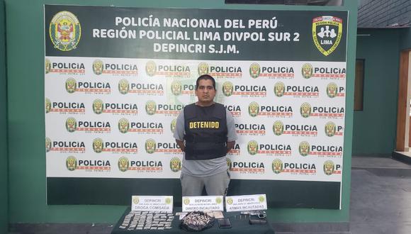 Pedro Andrés Herrera Gutiérrez (31), ‘Yogui’, fue atrapado por los policías.