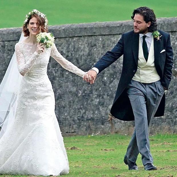 The actors of "games of thrones" they launched their own staging to get married (PHOTO: AFP)