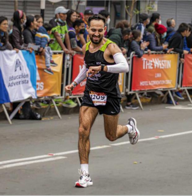 Ricardo Meza participará el domingo en la maratón de Miami.