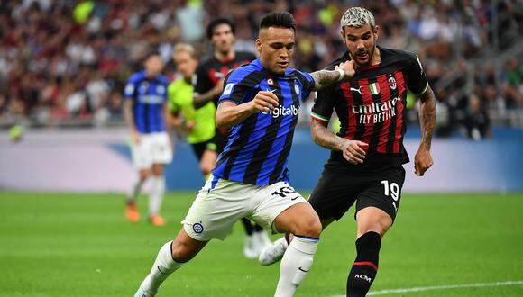 Inter vs. Milan se enfrentaron por una fecha más de la Serie A. Foto: AFP.