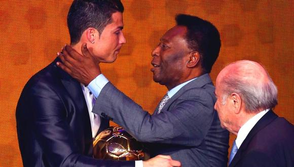 Pelé saludó a Cristiano Ronaldo por supera su récord de goles (Foto: Reuters)