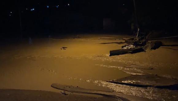 Puerto Naranjitos, en Cajaruro, ha sido una de las primeras localidad en resultar afectadas. (Foto: Municipalidad de Cajaruro)