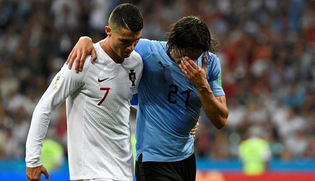 Cristiano Ronaldo: Su emotivo y noble gesto con Edinson Cavani en el Uruguay vs Portugal | VIDEO