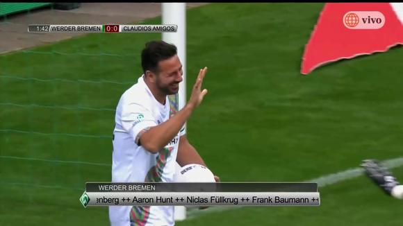 El gol de Claudio Pizarro en su partido de despedida. (Video: América Televisión)