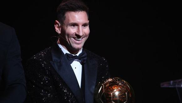 Lionel Messi sumó el séptimo Balón de Oro en su carrera. (Foto: AFP)